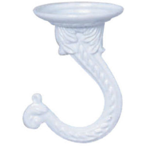 Panacea™ 86122 Decorative Jumbo Ceiling Hook, White
