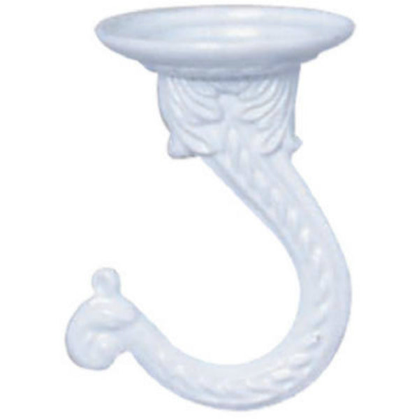 Panacea™ 86122 Decorative Jumbo Ceiling Hook, White
