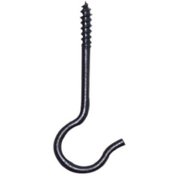 Panacea 86201 Heavy Duty Ceiling Hook, Black, 5-Pack