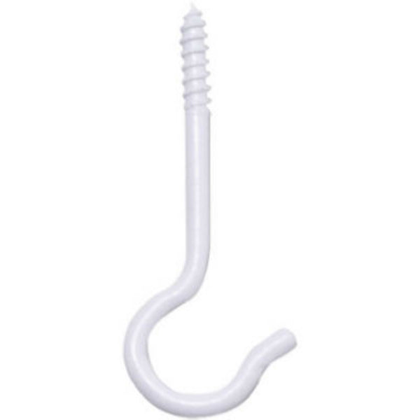 Panacea™ 86202 Heavy Duty Ceiling Hook, White, 5-Pack