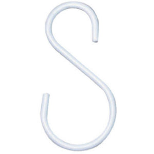 Panacea™ 86502 Extender S Hook, White, 2-Pack