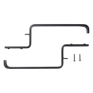 Panacea™ 89057 Adjustable Aluminum Deck Mount Bracket, Black, 2-Count