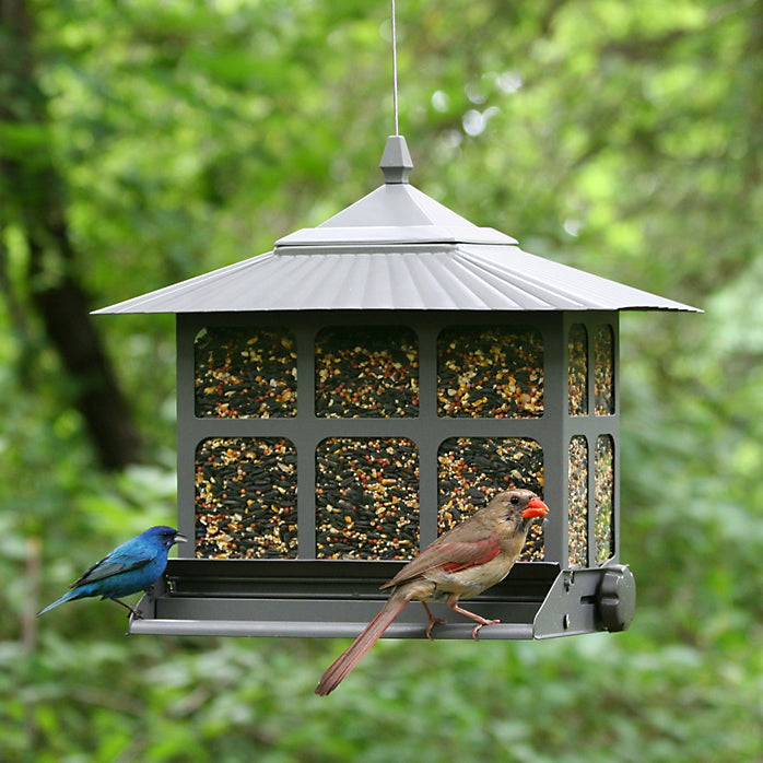 Perky-Pet® 351 Birdscapes® Squirrel-Be-Gone II® Feeder, 12 Lbs Seed Capacity