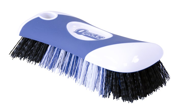 Quickie Mini Scrub Brush with Microban, Odor Resistant, Brush for Kitchen  Cleaning and Bathroom Cleaning