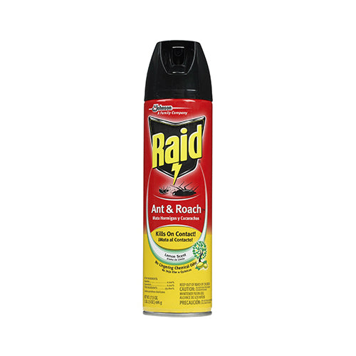 Raid® 16479 Lemon Scent Ant & Roach Killer, 17.5 Oz