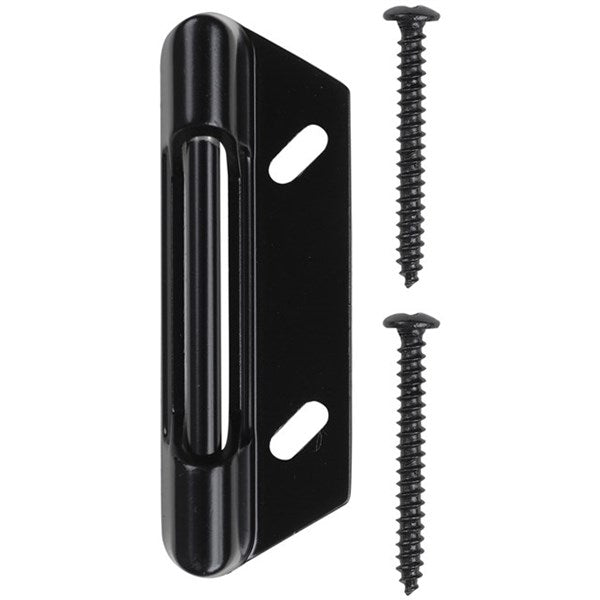 Wright Products™ V777STBL Knob Latch Replacement Strike Plate, Black Finish