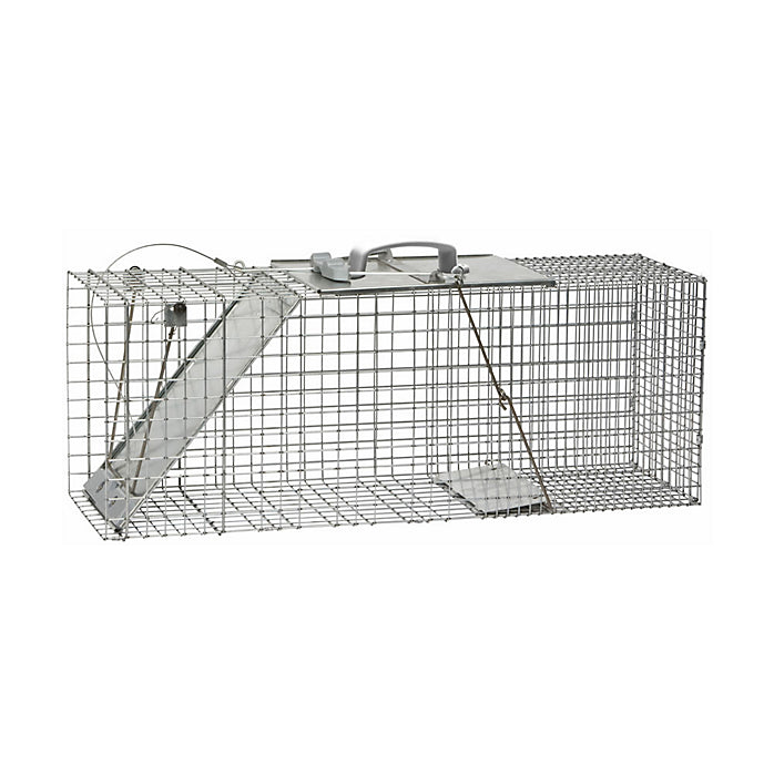 Havahart® 1085 1-Door Easy Set® Live Animal Cage Trap, Large, 32" x 10" x 12"