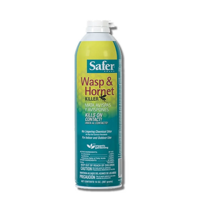 Safer® 5730 Wasp & Hornet Killer Aerosol, Fresh Citrus Scent, 14 Oz