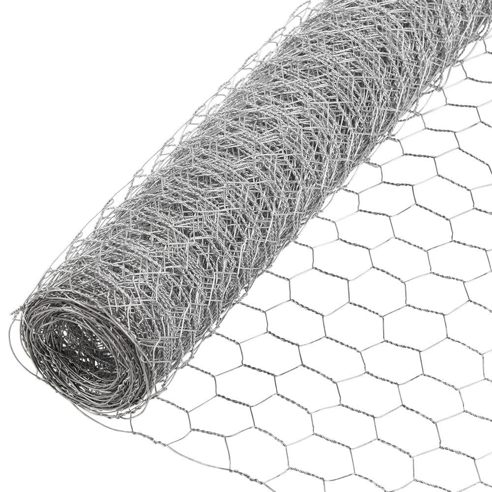 YardGard 308496B Galvanized Poultry Netting, 20-Gauge, 2" Mesh, 48" x 150'