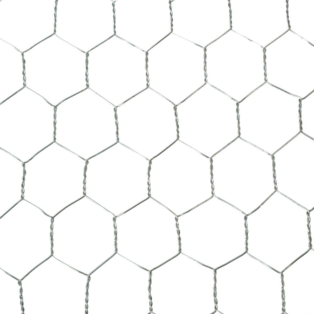 YardGard 308496B Galvanized Poultry Netting, 20-Gauge, 2" Mesh, 48" x 150'