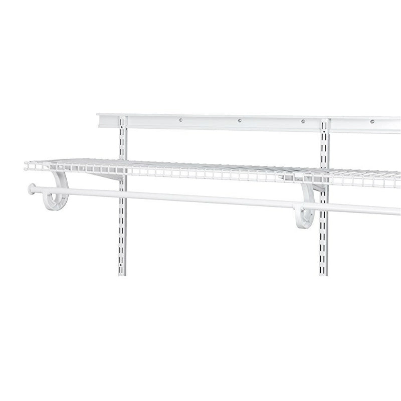 ClosetMaid® 280100 ShelfTrack® Heavy-Duty Standard & Bracket System, White, 30"