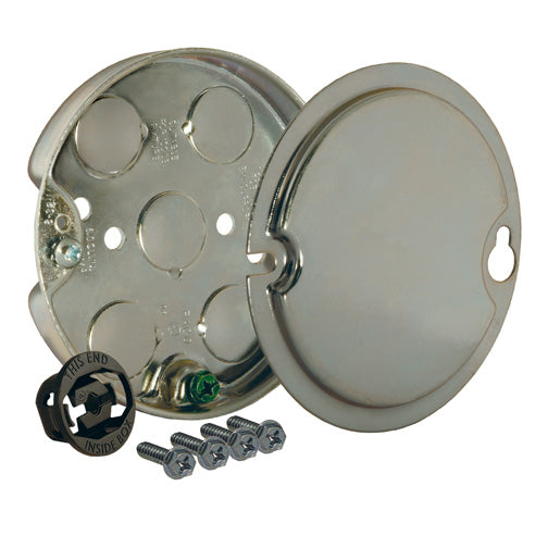 RACO® 295 Round Ceiling Fan Pan, 4" x 1/2" Deep