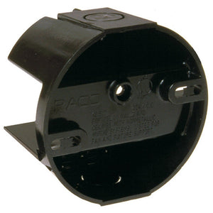 RACO® 7120 Round Non-Metallic Ceiling Fan & Fixture Saddle Box, 4"