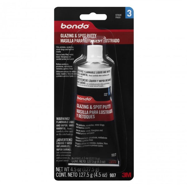 Bondo 907 Glazing & Spot Putty, 4.5 Oz