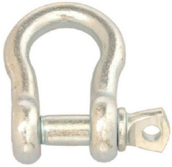 Campbell® T9600535 Screw Pin Anchor Shackle, 5/16", Zinc Plated
