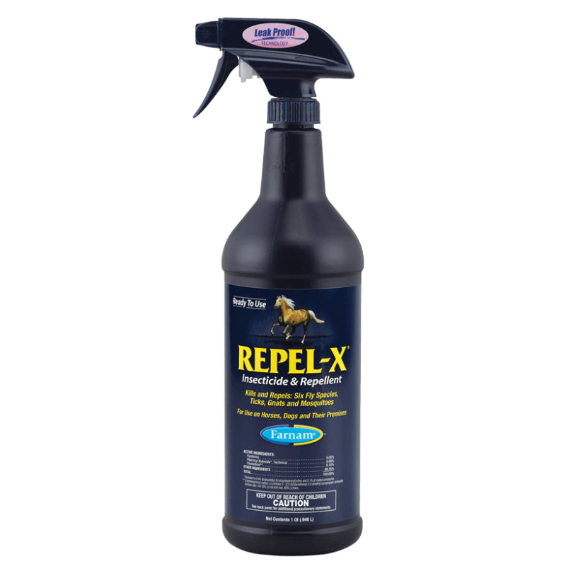 Farnam® 10330 Repel-X® Insecticide & Repellent with Sprayer, Ready To Use, 32 Oz