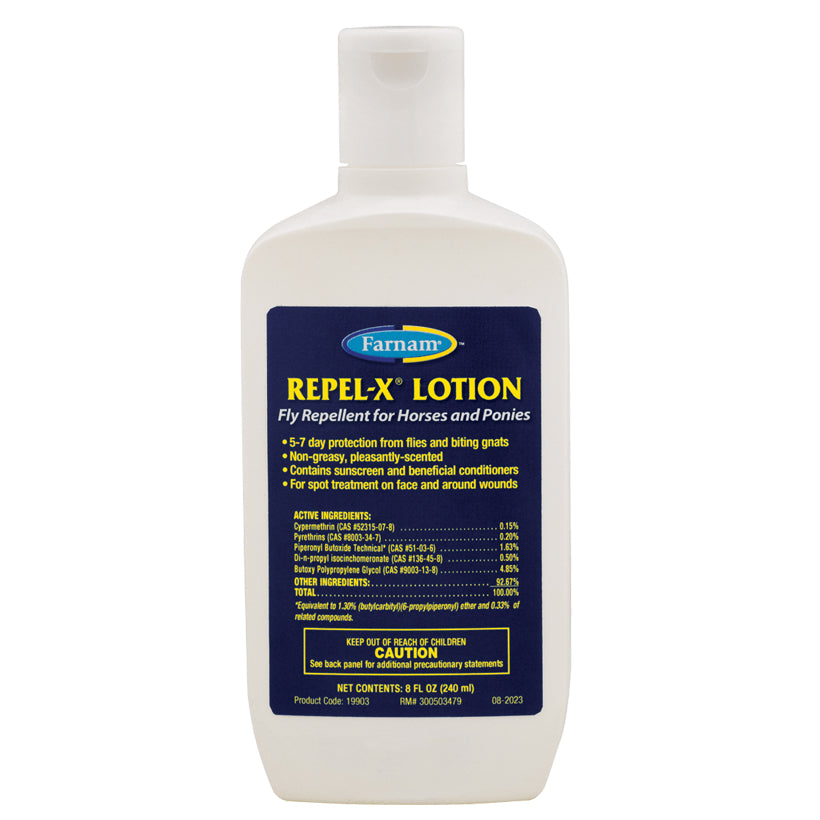 Farnam® 19903 Repel-X® Lotion Fly Repellent for Horses & Ponies, 8 Oz