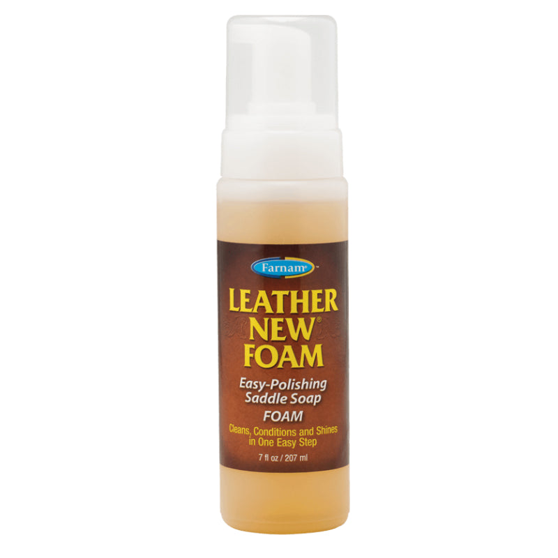 Farnam® 3000454 Leather New Foam Cleaner & Polish, 7 Oz