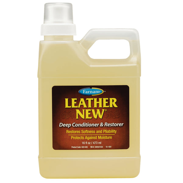 Farnam® 3001409 Leather New® Deep Conditioner & Restorer, 16 Oz
