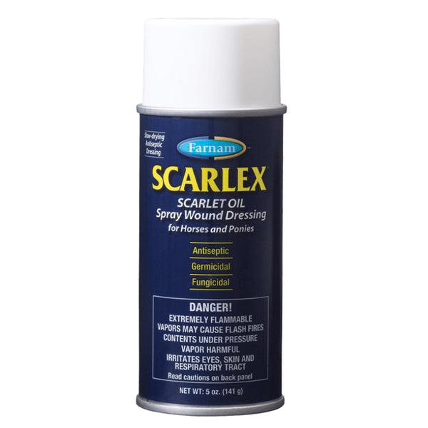 Farnam® 31401 Scarlex® Slow Drying Anti-Septic Oil Spray Wound Dressing, 5 Oz