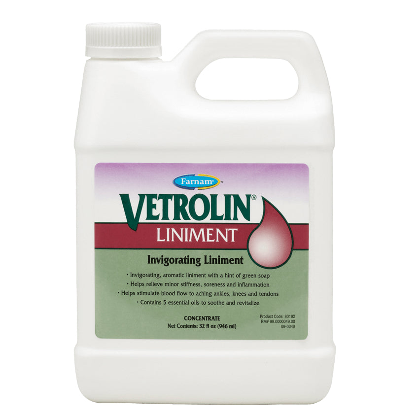 Farnam® 80192 Vetrolin® Invigorating Aromatic Liniment, 32 Oz