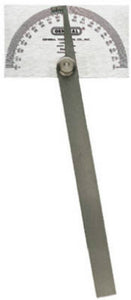 General Tools 17 Adjustable Square Head Protractor, 6", Steel