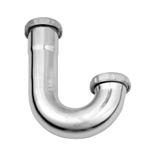 Master Plumber 828-973 Kitchen Drain J-Bend, 1-1/2", Chrome Plated