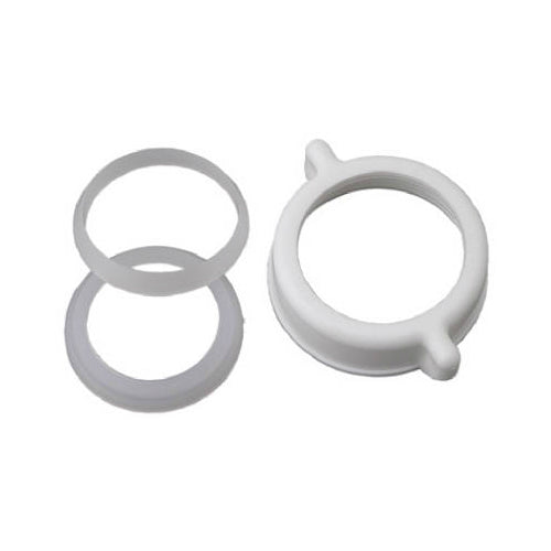 Master Plumber 829-054 Plastic Slip Joint Nut & Washer, White