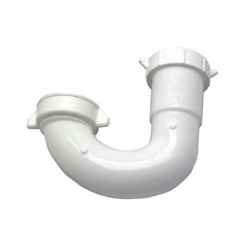 Master Plumber 829-104 Plastic Lavatory Drain J Bend, White