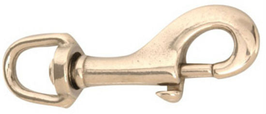 Campbell® T7631324 Swivel Round Eye Bolt Snap, 3/4", Stainless Steel, #225S