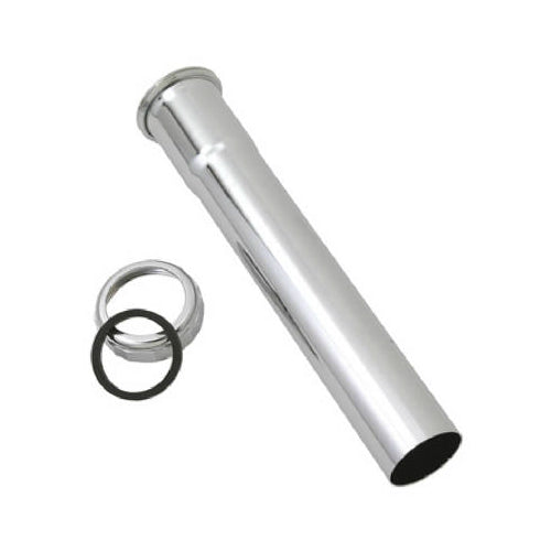 Master Plumber 829-595 Lavatory Drain Extension Tube, 1-1/4" x 8", 22-Gauge