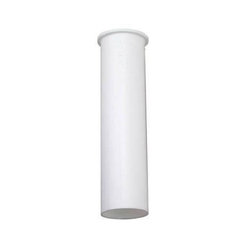 Master Plumber 829-835 Plastic Flanged Kitchen Drain Tailpiece, White