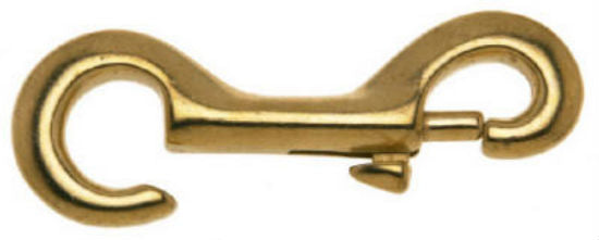 Campbell® T7625204 Open Eye Bolt Snap, 3/8", Bronze, #231B
