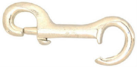 Campbell® T7606001 Rigid Open Eye Bolt Snap, 3/8", Zinc Plated