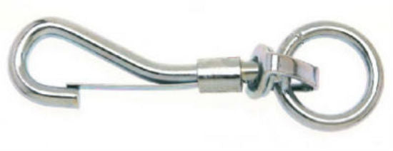 Campbell® T7606301 Swivel Round Eye Spring Snap, 3/4", #407
