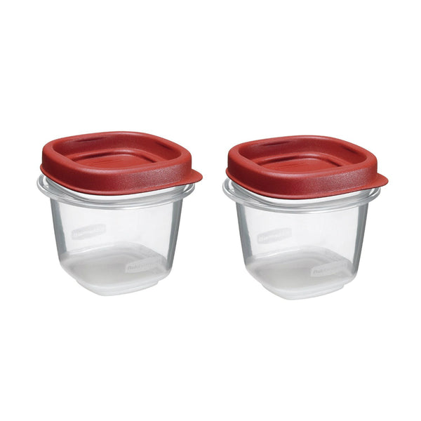 Rubbermaid® 1776477 Easy Find Lids™ Food Storage Container, 1/2 Cup, 2-Pack