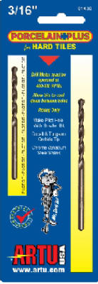 Unique Pilot Point Porcelain Tile Drill Bit 3/8"