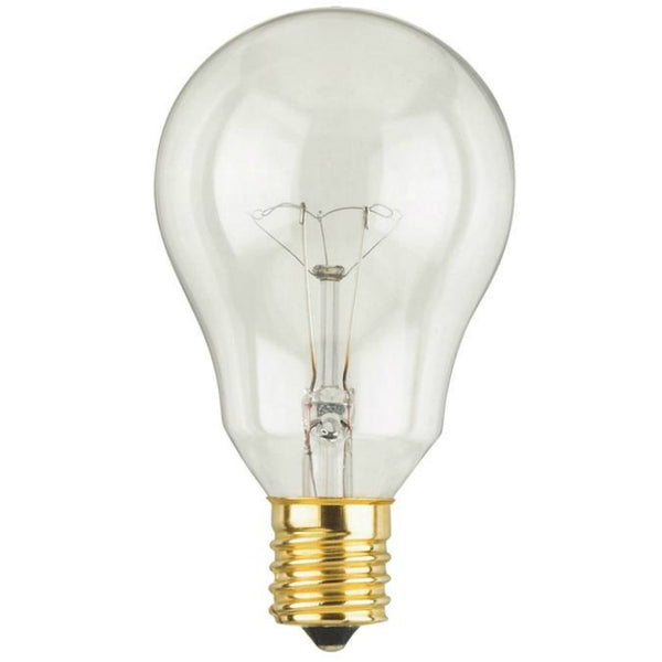 Westinghouse 03936 Intermediate Base A15 Fan Light Bulb, 40W, Clear, 2-Pack