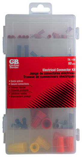 Gardner Bender TK-100 WireGard™ Connector & Terminal Assortment, 80-Piece