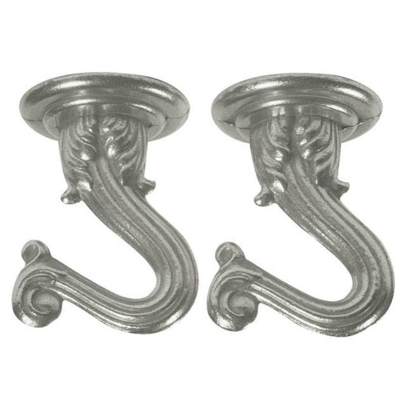 Westinghouse 70444 Brushed Pewter Swag Hook, 1-1/2", 2-Pack