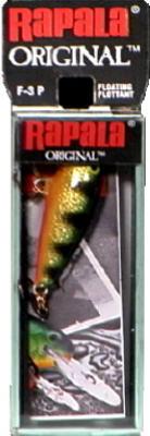 Rapala F05FT Original Floating® 03 Fishing Lure, Fire Tiger, 1-1/2"