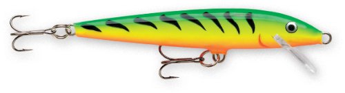 Rapala F05FT Original Floating® 03 Fishing Lure, Fire Tiger, 1-1/2"