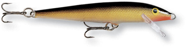 Rapala F05G Original Floating 05 Fishing Lure, Gold, 2" Length