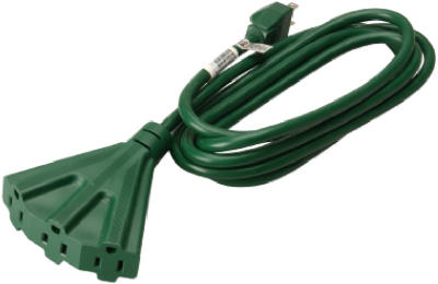 Master Electrician 04315ME Outdoor Extension Cord, 35', 16/3, Green