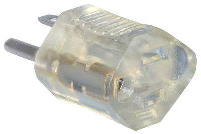 Master Electrician 09907ME Lighted End Grounding Adapter, 15A, Clear