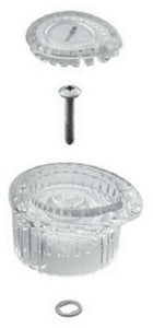 Moen 100710 OEM Replacement Posi-Temp Bath & Bath/Shower Handle, Clear