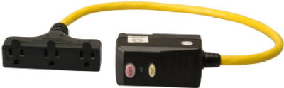 Master Electrician 02832ME GFCI Extension Cord, 2', 12/3
