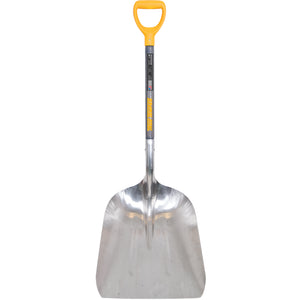 True Temper® 1681400 Aluminum Grain Scoop with D-Grip on Hardwood Handle, #14