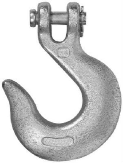 Campbell® T9401424 Grade 43 Clevis Slip Hook, 1/4", Zinc Plated