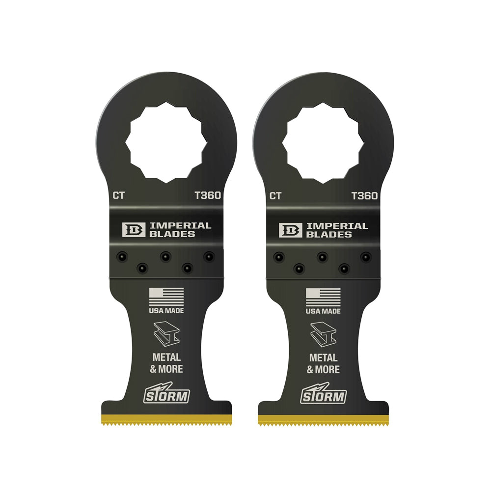 Imperial Blades IBSCT360-2 STORM TiN Carbide Tooth Blade, 1-3/8"
